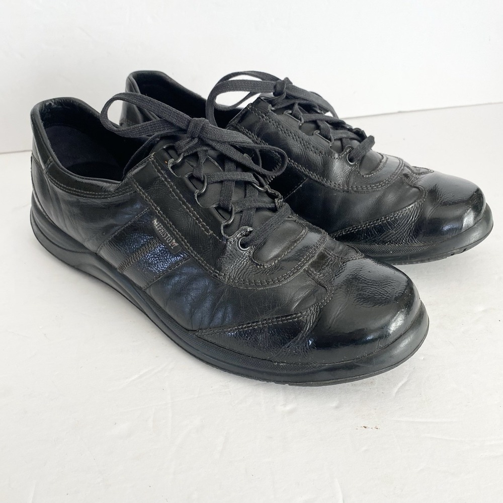 Mephisto‎ Liria Runoff Air Jet Womens Size 9 Black Leather Comfort Shoes